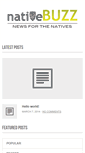 Mobile Screenshot of nativebuzz.com